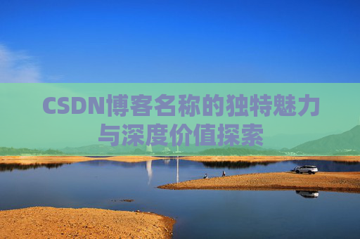 CSDN博客名称的独特魅力与深度价值探索